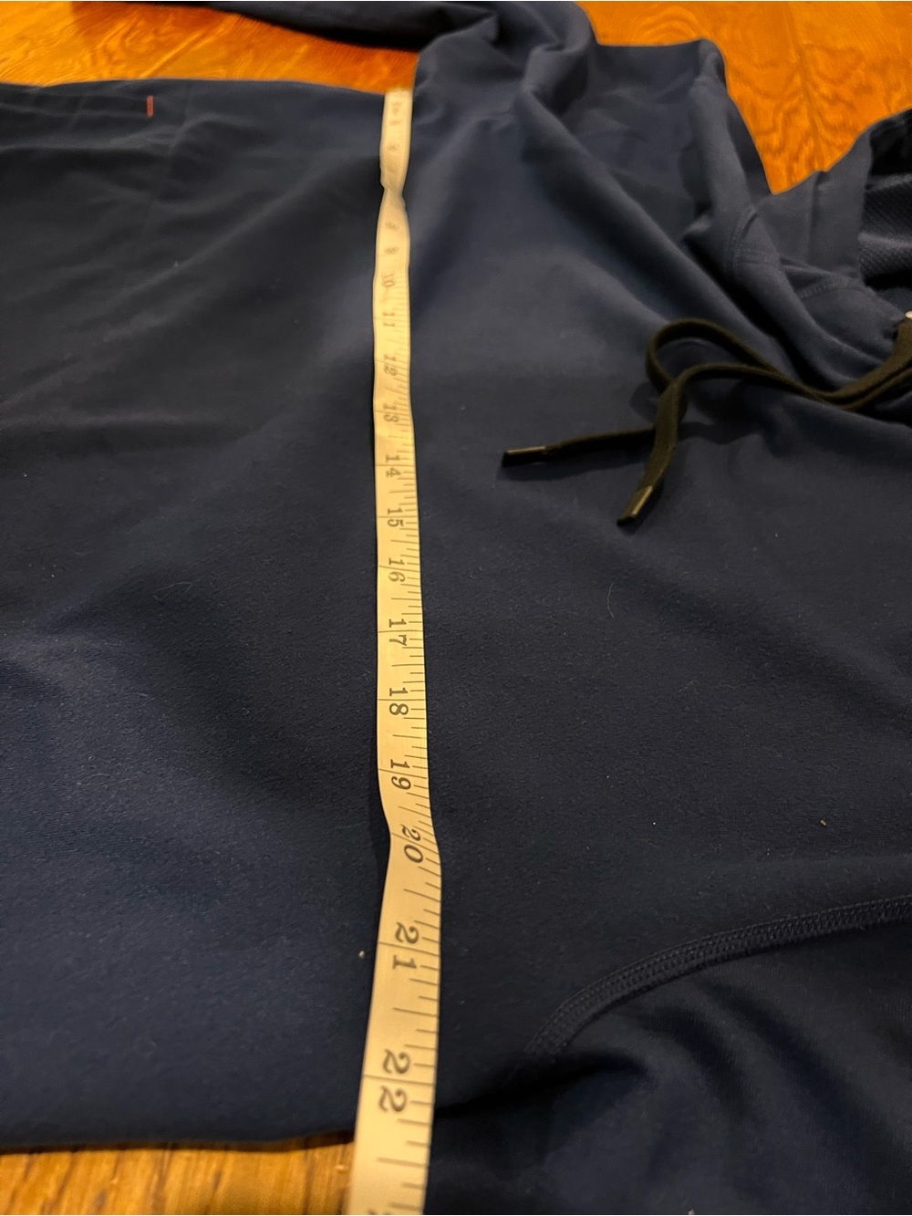 SAXX Men’s Long Sleeve Tech Performance Navy Running Hoodie Cooling Pullover SzM - Picture 11 of 13